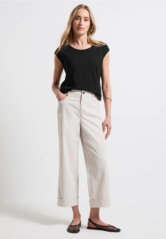 Ärmelloses Shirt Black