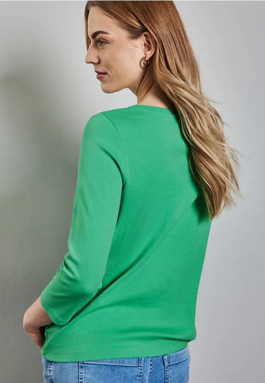 Basic Shirt tendril green