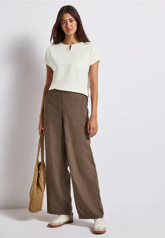 Shirt mit Cut-Out off white