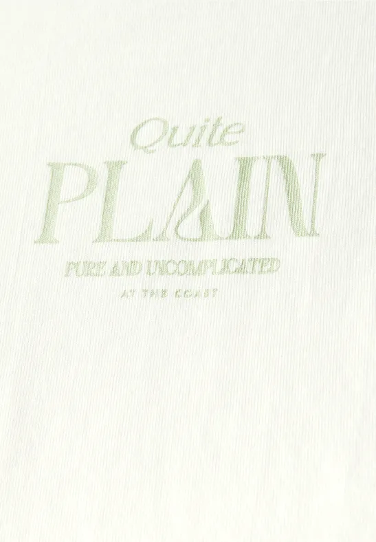 T-shirt basique avec wording off white