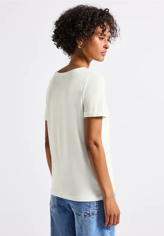 T-Shirt mit Print off white