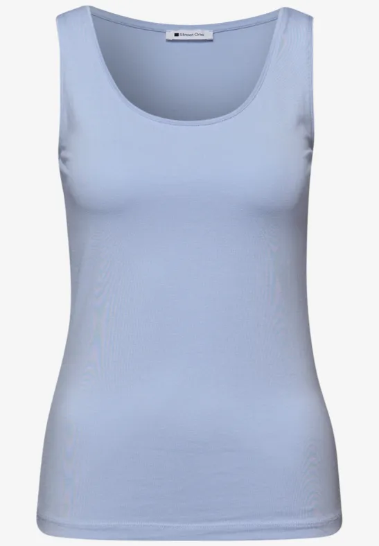 Top de base cashmere blue