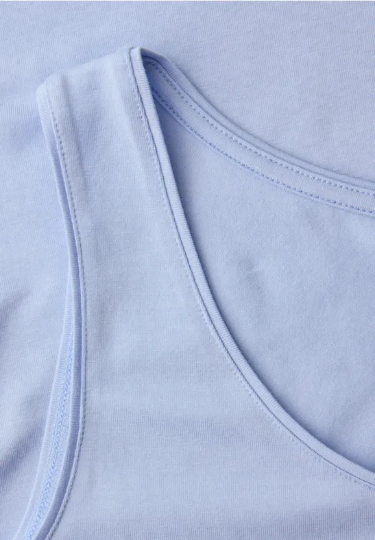 Top de base cashmere blue