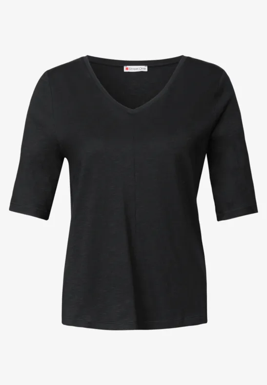 V-Neck T-Shirt Black