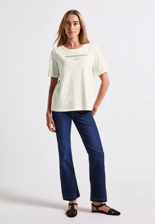 T-Shirt mit Wording off white