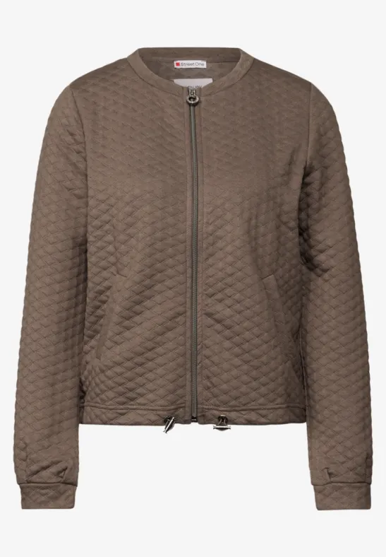 Lichtgewicht gestructureerd jack silk brown