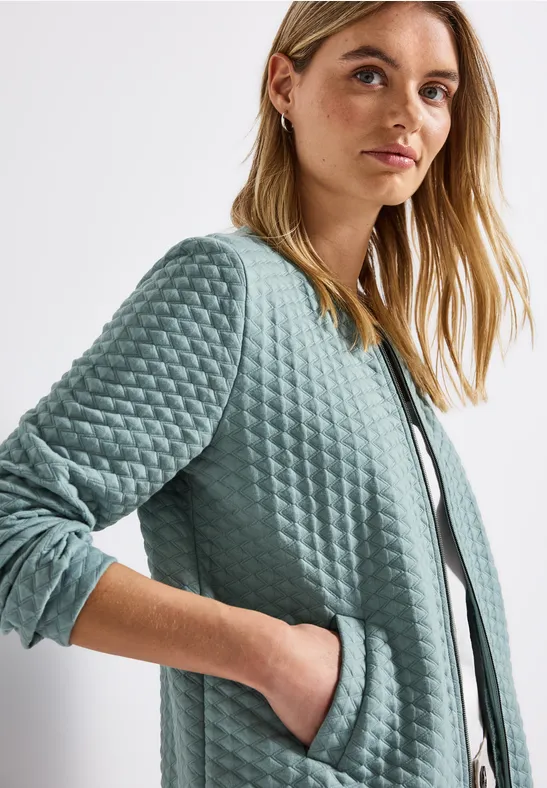 Leichte Strukturjacke arona blue