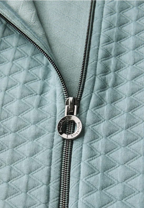 Leichte Strukturjacke arona blue