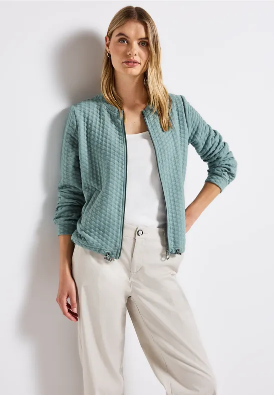 Leichte Strukturjacke arona blue