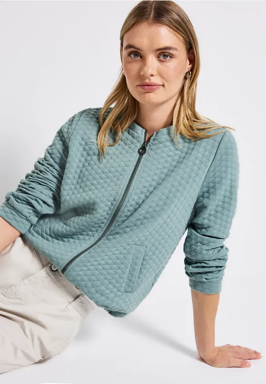 Leichte Strukturjacke arona blue