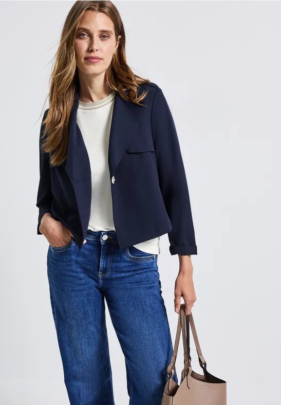 Shirt mit Rippdetail off white