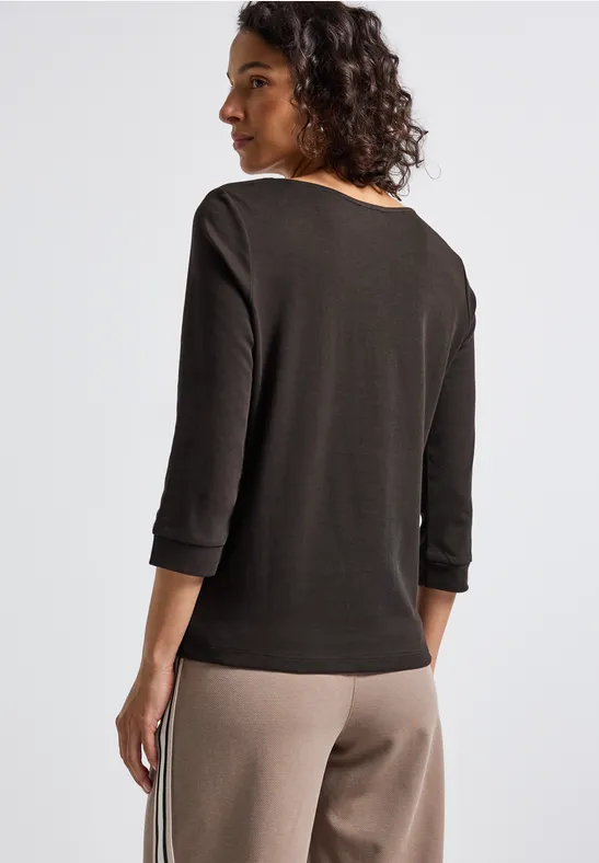 Basic U-Boot Shirt deep roast brown