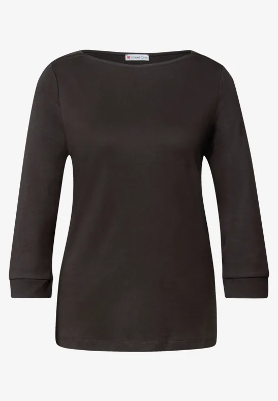 Basic U-Boot Shirt deep roast brown