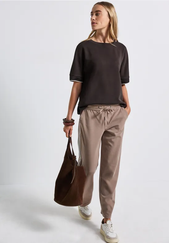 Chemise en soie deep roast brown
