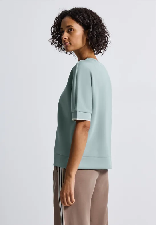 Silk-Look Shirt arona blue