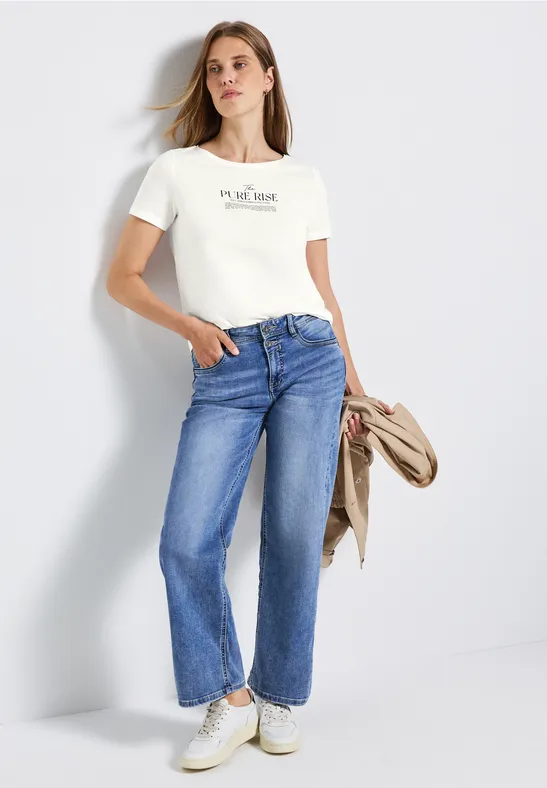 Shirt met tekst kunstwerk off white