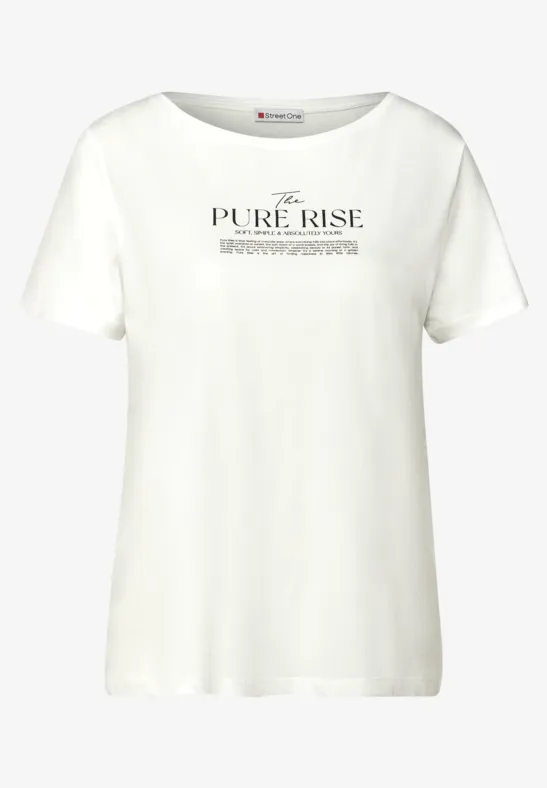 Shirt met tekst kunstwerk off white