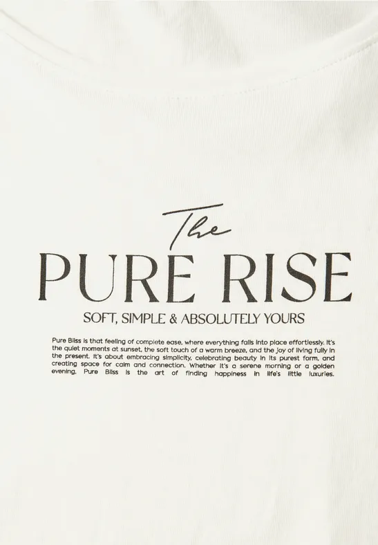 Shirt met tekst kunstwerk off white