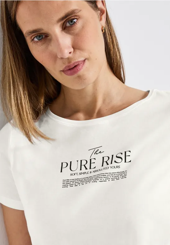 Shirt met tekst kunstwerk off white