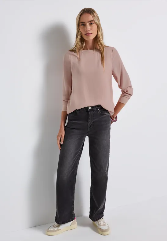 Materialmix Chiffon Shirt faded rose