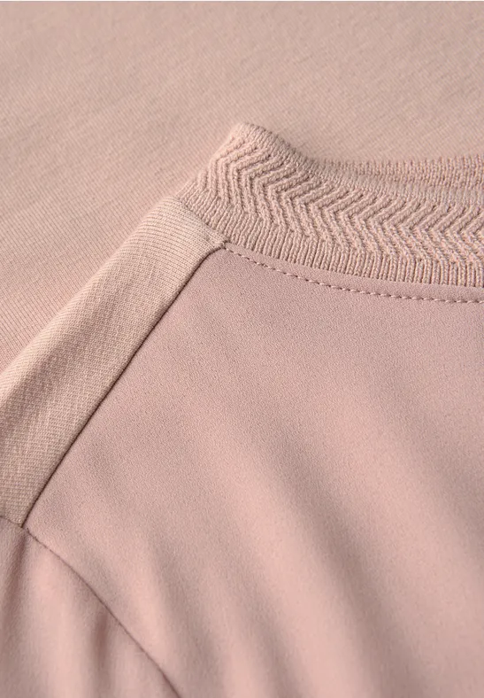 Materialmix Chiffon Shirt faded rose