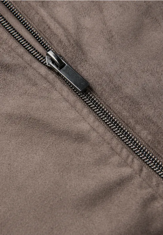Veste en velours avec poches silk brown