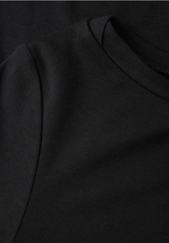 Basic shirt met lange mouwen Black