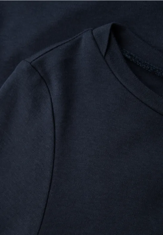 Basic shirt met lange mouwen deep blue