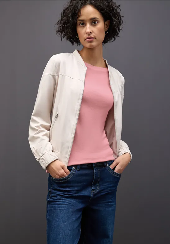Basic shirt met lange mouwen powder pink