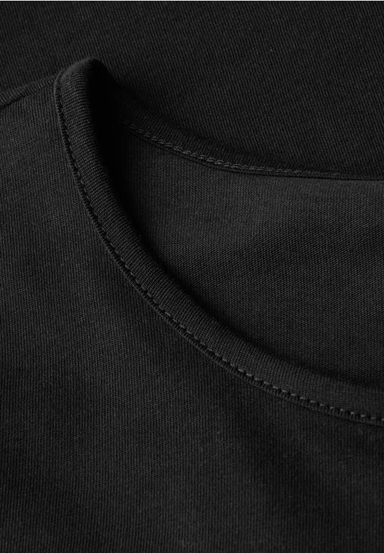 Basic Langarmshirt Black