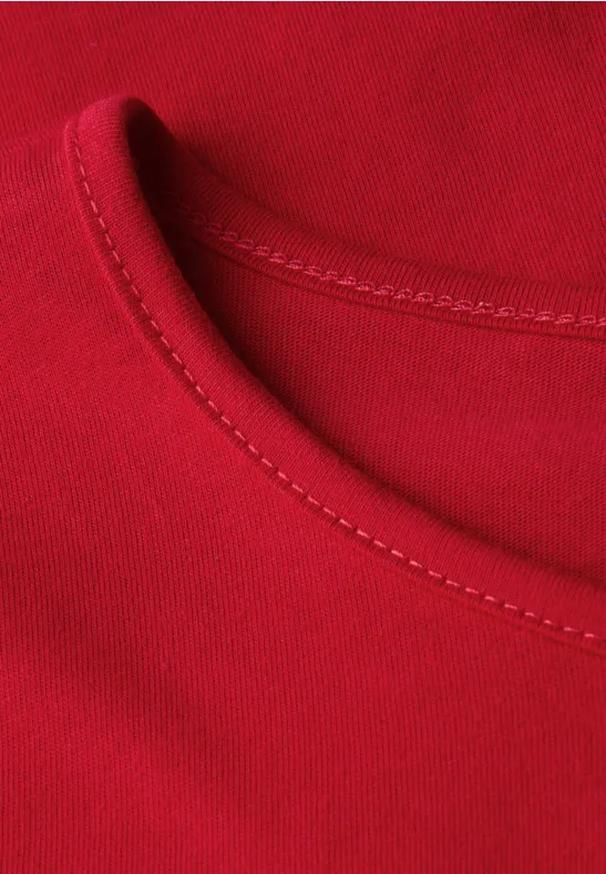 Basic Langarmshirt racing red