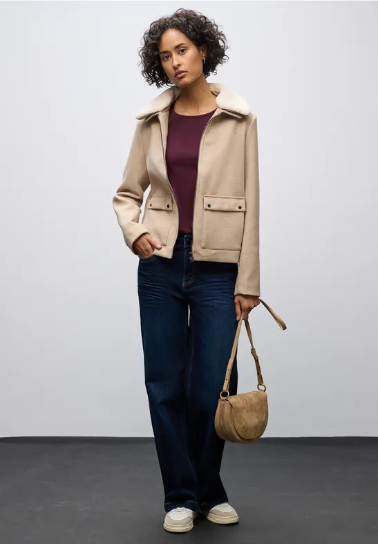 Basic shirt met lange mouwen noble red