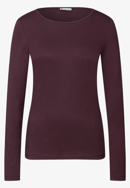 T-shirt basique à manches longues Jazz Berry