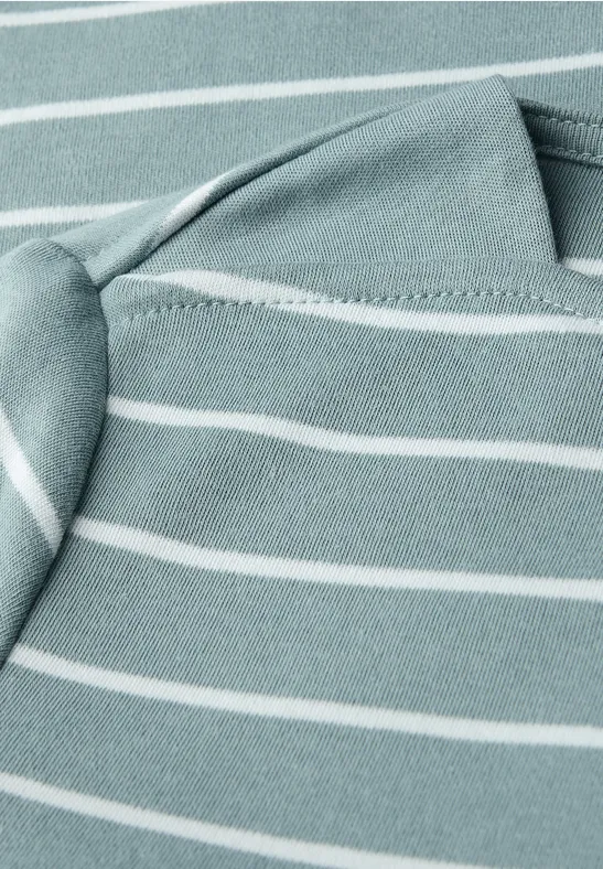 Gestreiftes Basic Shirt arona blue