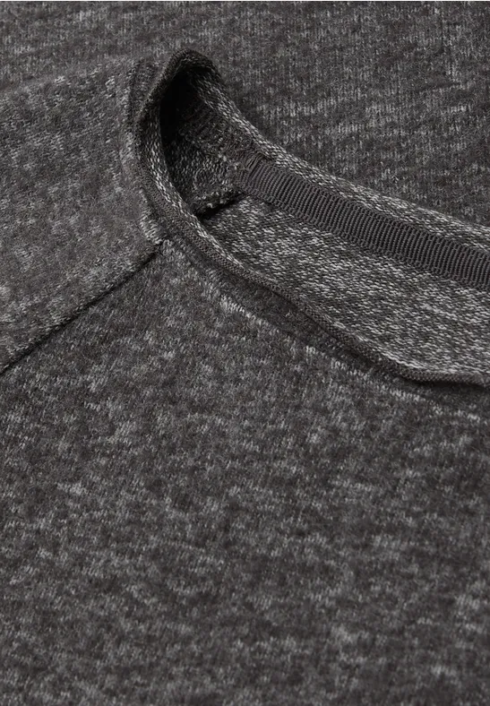 T-shirt doux mélangé gravel grey mel.