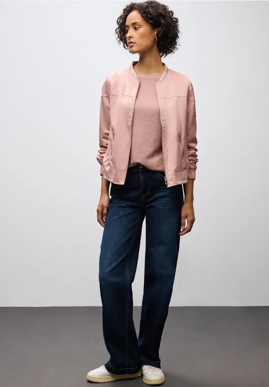 Softes Melange Shirt faded rose mel.