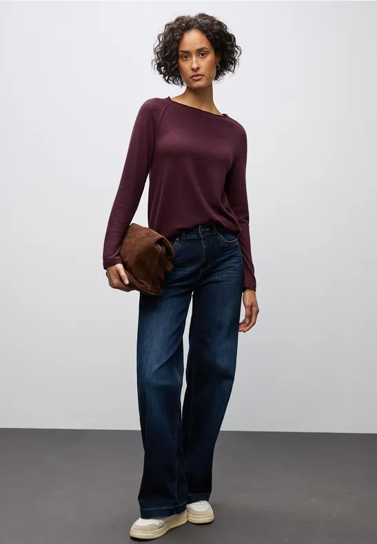 T-shirt doux mélangé Jazz Berry
