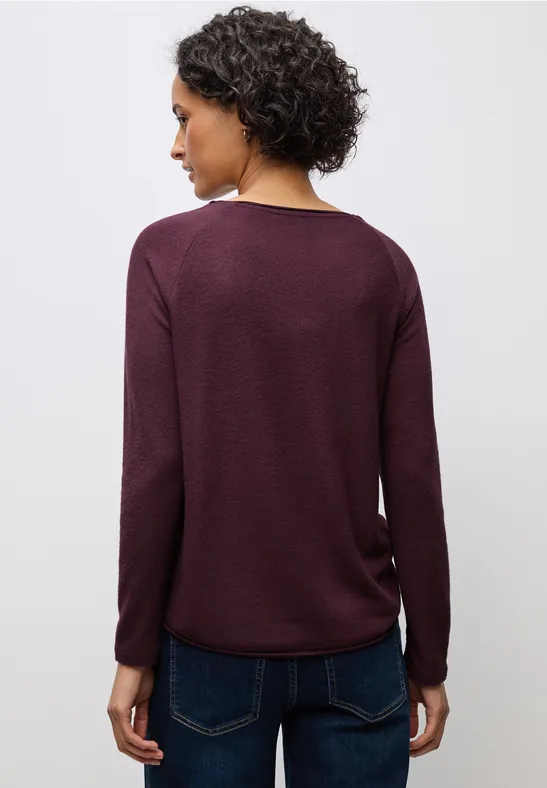 T-shirt doux mélangé Jazz Berry