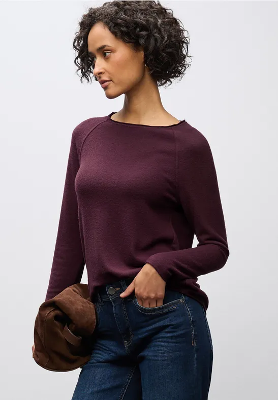 T-shirt doux mélangé Jazz Berry