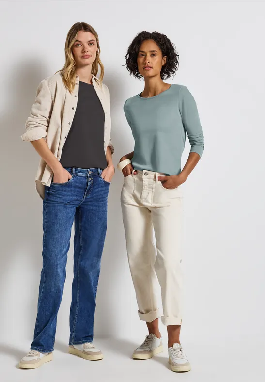 2-pack shirts met lange mouwen null