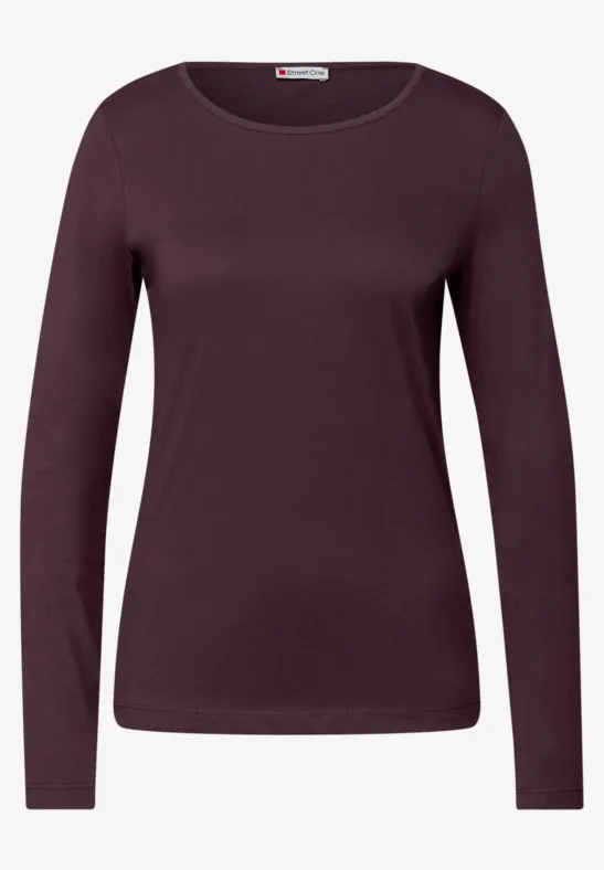 2er-Pack Langarmshirts deep blue/jazz berry