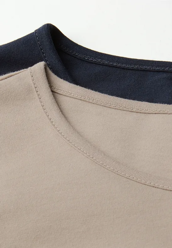 2-pack shirts met lange mouwen null