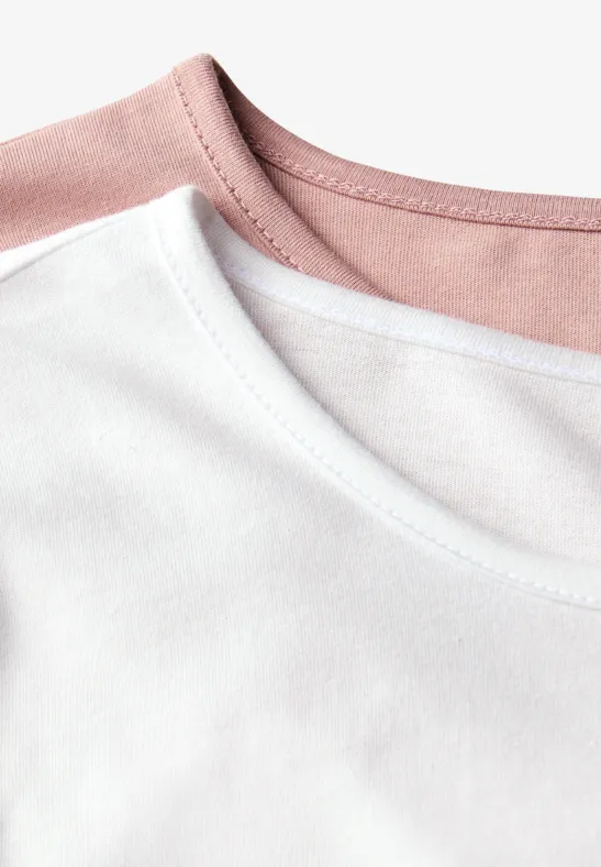 2-pack shirts met lange mouwen null
