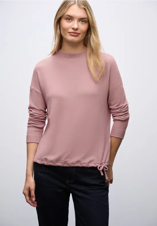 Zacht col shirt powder pink mel.