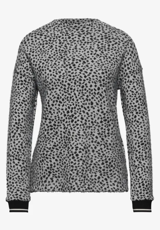 T-shirt léopard tout doux Black