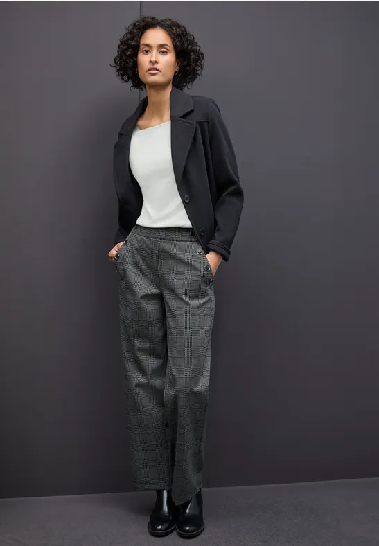 Basic shirt met lange mouwen null