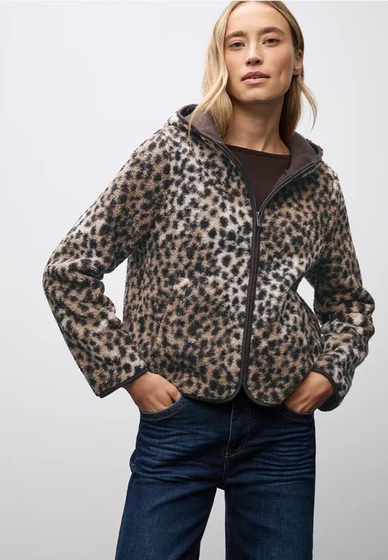 Teddyjas met leopatroon null