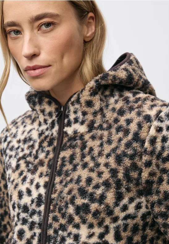 Teddyjas met leopatroon null