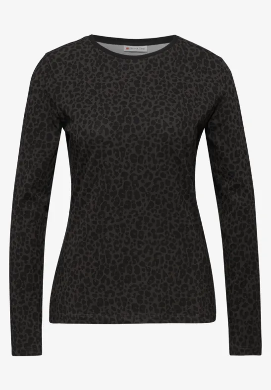 Shirt in leo look darkest brown