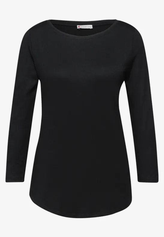 Shirt in lange stijl Black